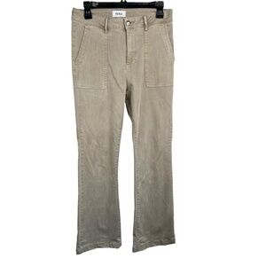 Pistola P6410TLT SFR Beige Belt Loops Wide Front Pockets Jeans Bootcut Size 28